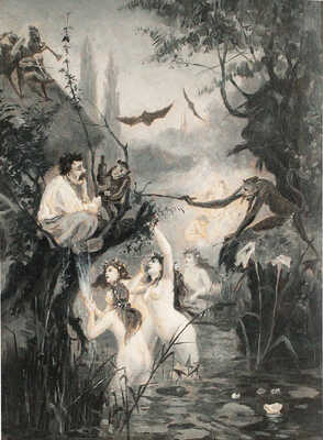 Прянишников Илларион Михайлович. Иллюстрация к повести Н.В. Гоголя «Пропавшая грамота» 